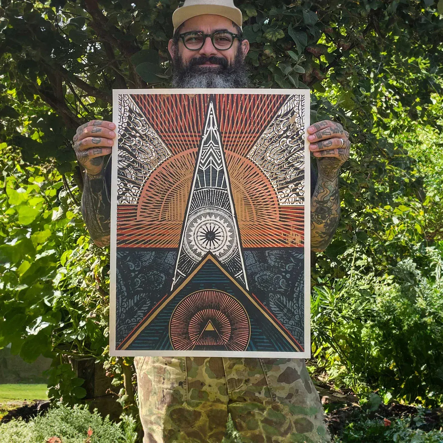 Thomas Hooper's Temple Sonar A Print From the Artist the Whole World Wears