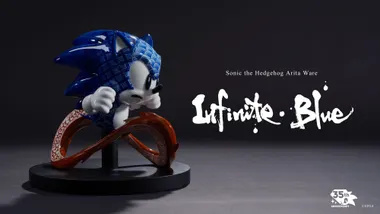 Sonic Arita Ware Infinite Blue: 50 Porcelain Pieces for Sonic's 35th