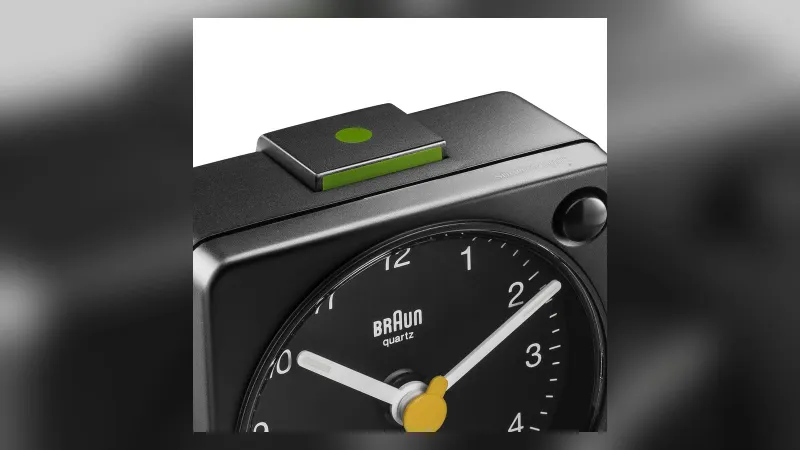 Braun BC02X Travel Alarm Clock: Classic German Design for Your Nightstand