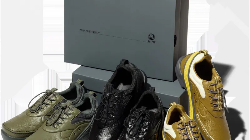 Kiko Kostadinov x Crocs VAALS: Leather Work Shoes With a LiteRide Footbed