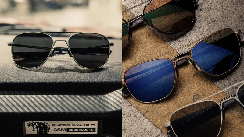 Randolph x Shelby Super Snake Puts a Mustang Legend on Made in USA Aviators