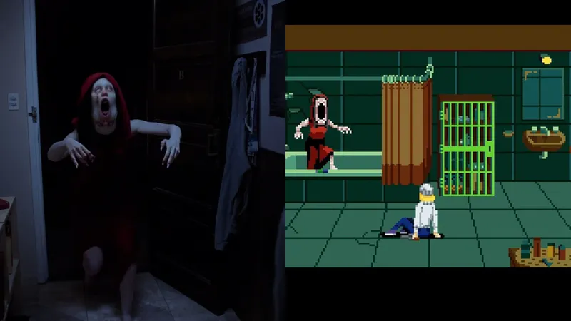 Tenebris Somnia Is Out Now, a Pixel-Art Survival Horror Game Haunted by Live-Action Nightmares