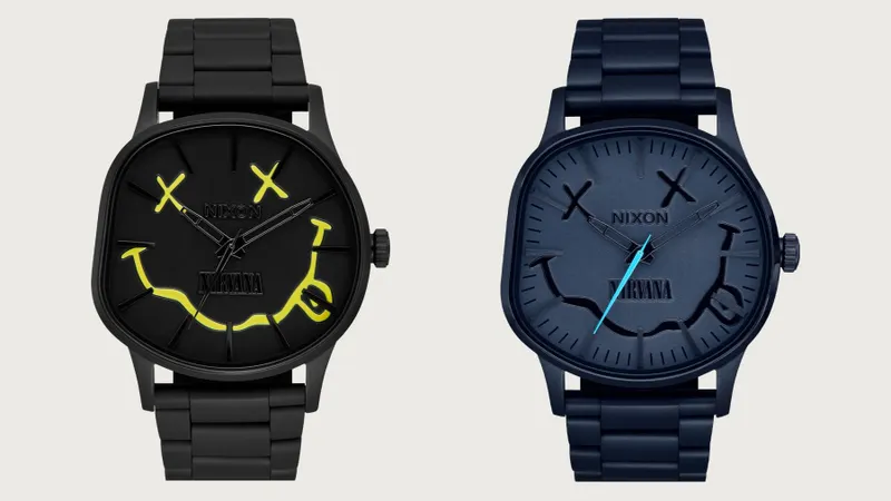 Nixon's Nirvana Sentry Wobble Returns in Black-Yellow and a 250-Piece All Matte Midnight