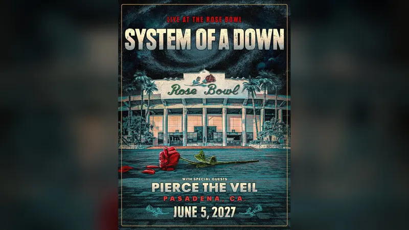 System of a Down Announces Rose Bowl Show With Pierce The Veil