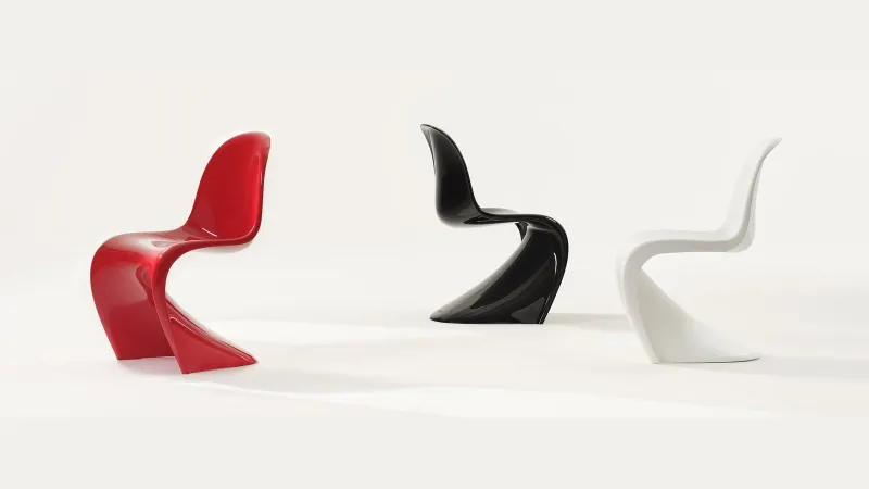 The Panton Chair Explained: Verner Panton's One Piece Plastic Icon