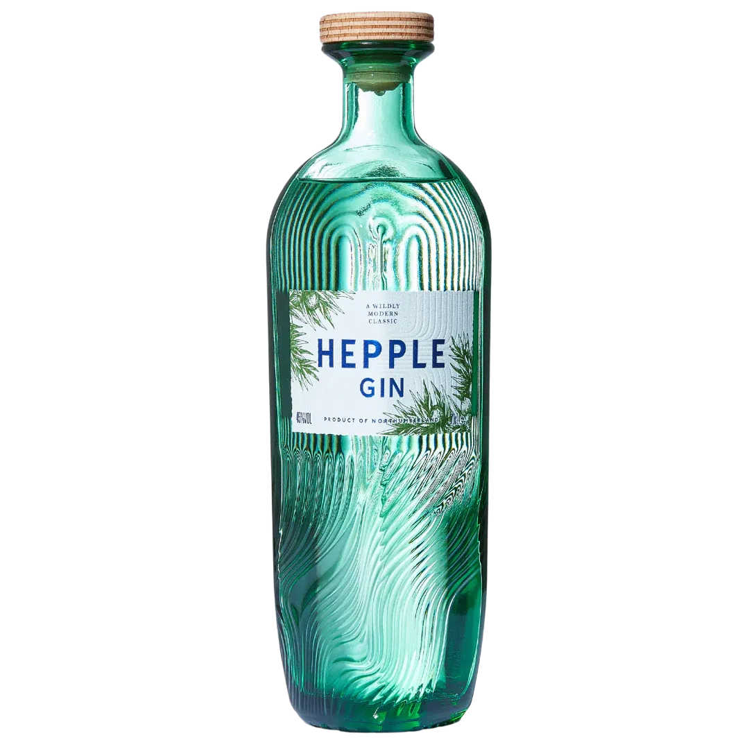 A bottle of Hepple Gin