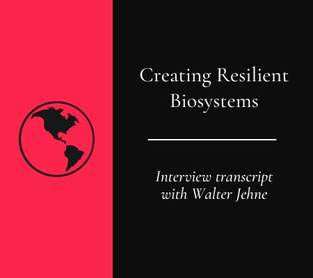 Transcript: Creating Resilient Biosystems