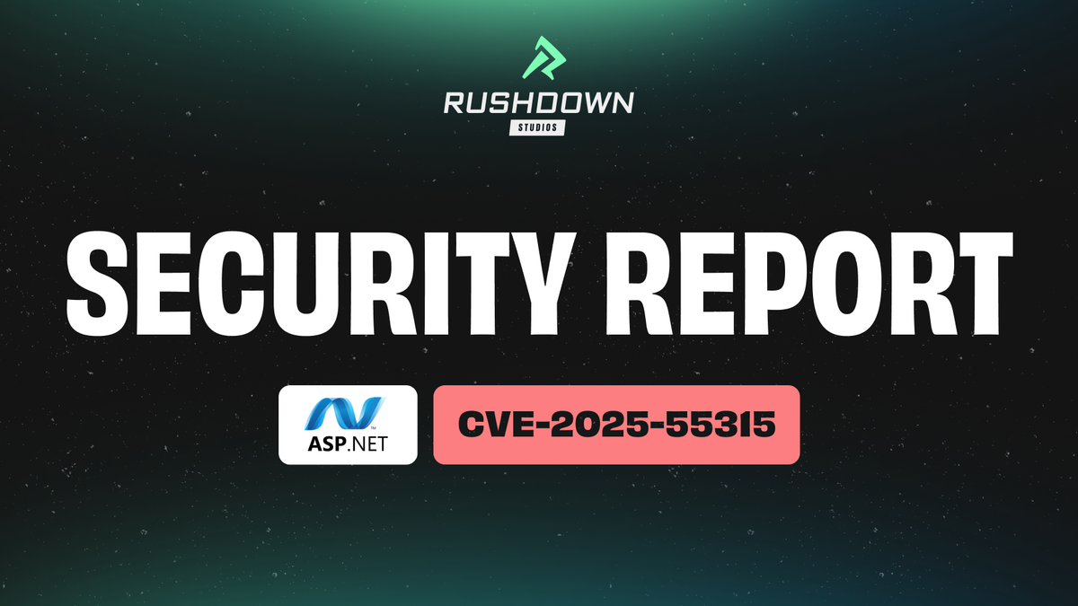 Security Report: CVE-2025-55315 in ASP.NET and What It Means for Game Backend Services