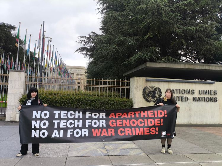 No AI for genocide: Queer Swiss activists for Palestine arrested at UN conference