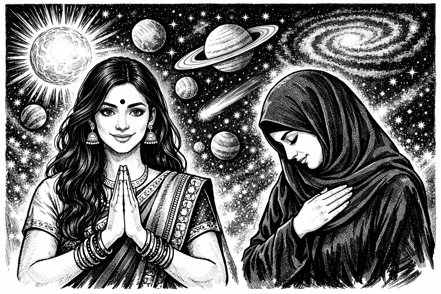 Namaste and Tathastu Vs As Salam and Inshallah