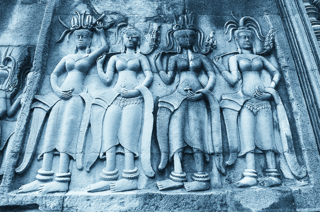 Carvings in Angkor Wat