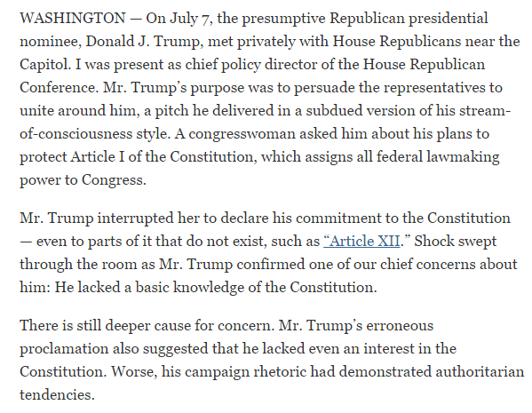 Trump and Constitution