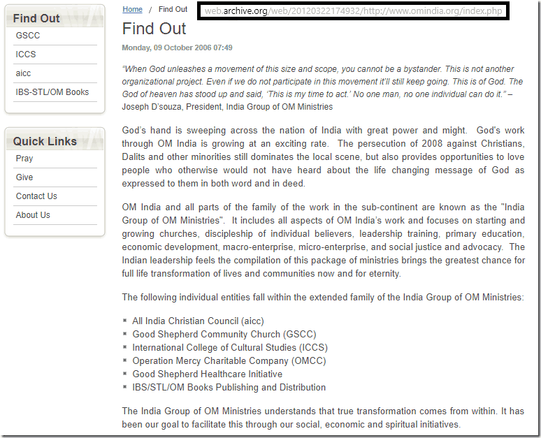 OM-AICC Evangelical Predators - OM-AICC