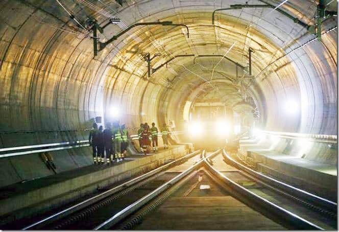 keylong Station in Tunnel
