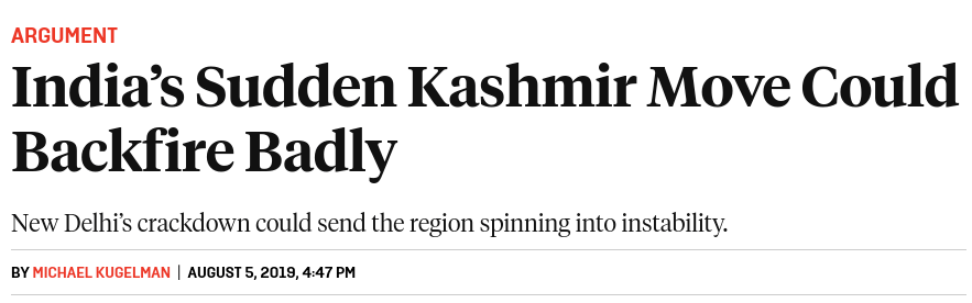 Kashmir Article 370