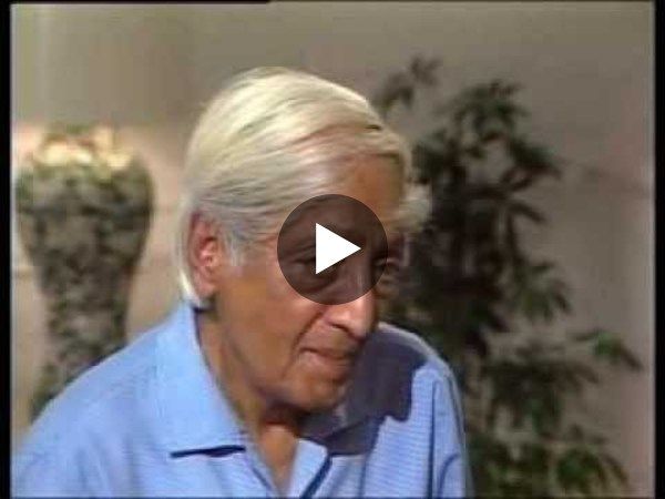 J. Krishnamurti - Ojai 1982 - Discussion with Scientists 3 - The need for security