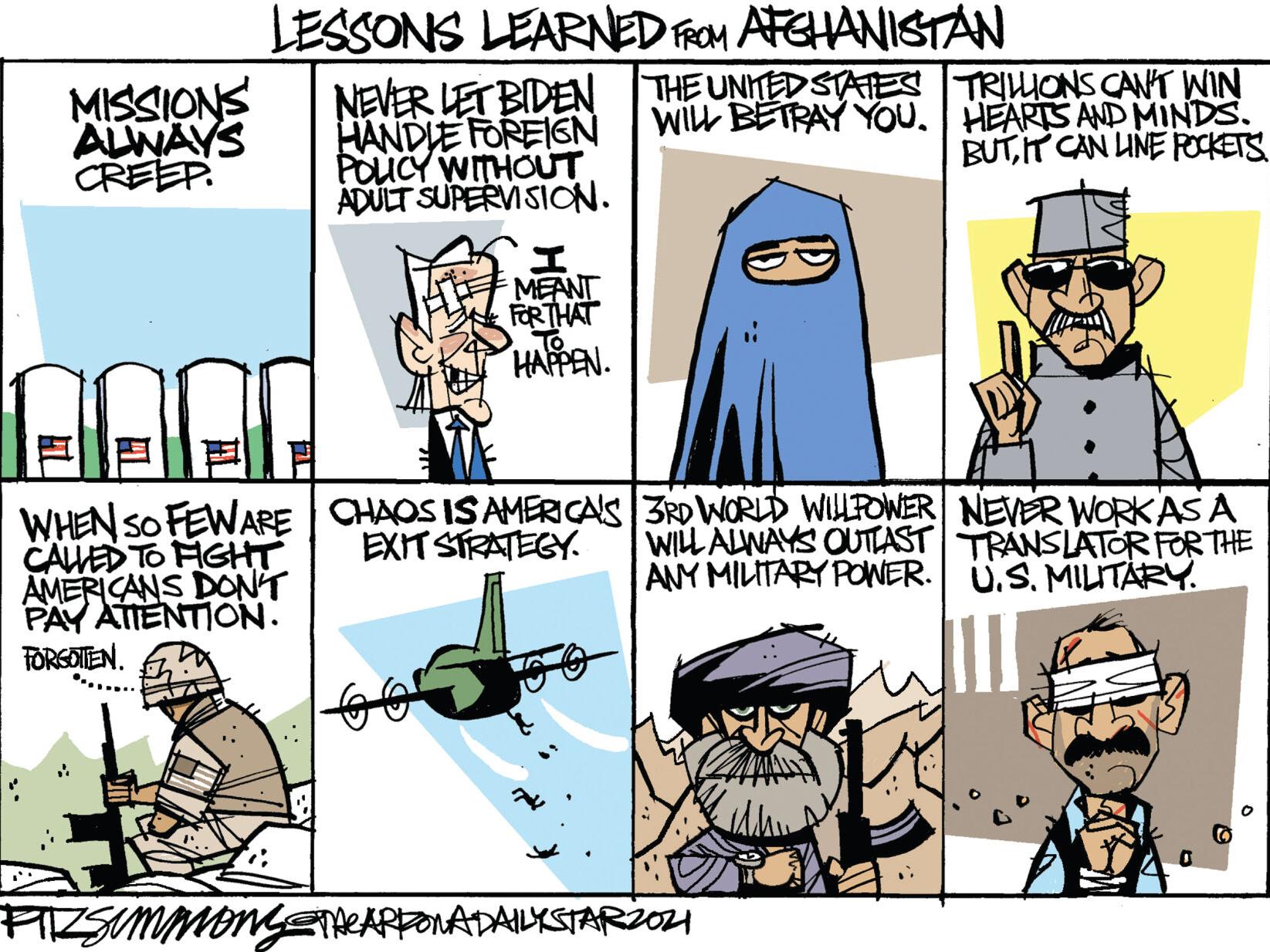 Cartoon: Lessons of Afghanistan | Columnists | tulsaworld.com