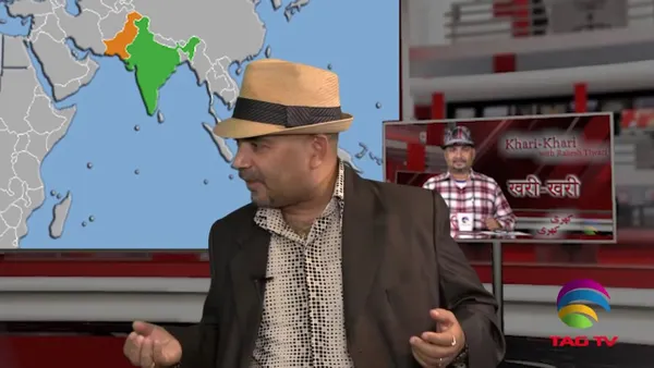 Rakesh Tiwari & Tahir Gora on India Pakistan Stereotypes in Khari Khari & Bilatakalluf @TAGTV