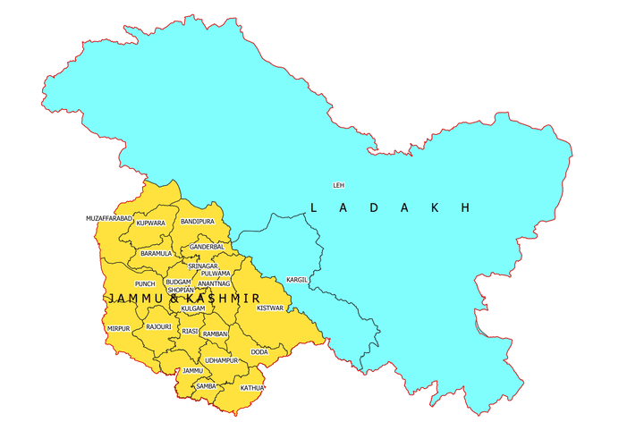 India now includes PoK Weather Forecasts