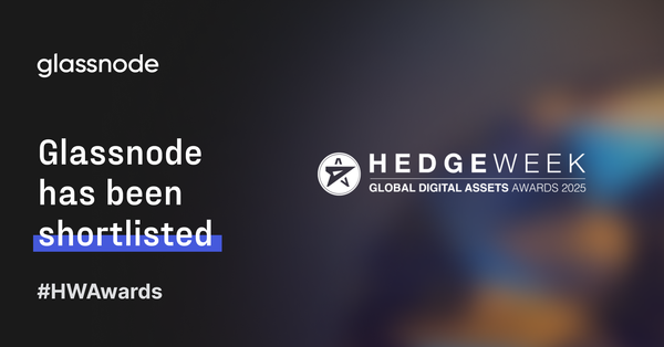 Glassnode Shortlisted at the 2025 Hedgeweek Global Digital Assets Awards