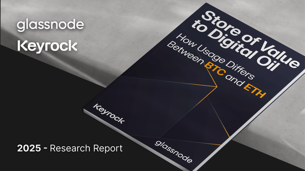 Keyrock + Glassnode: Bitcoin and Ethereum as Competing Store-of-Value
