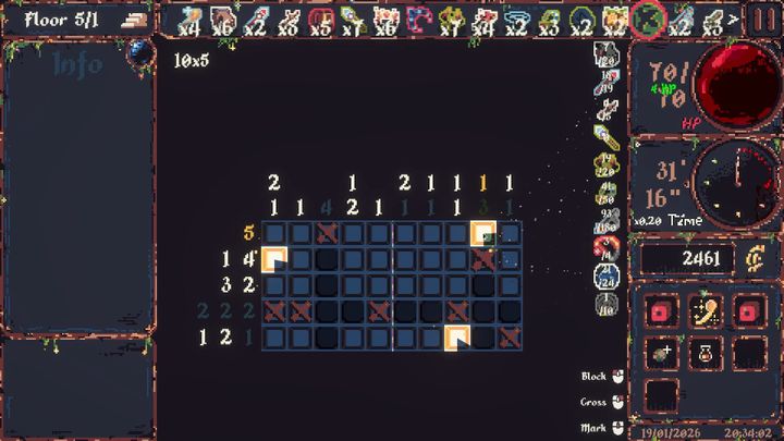 CiniCross Has Done the Unthinkable: Made Nonograms (of All Things) a Dementedly-Addictive Roguelite Hook