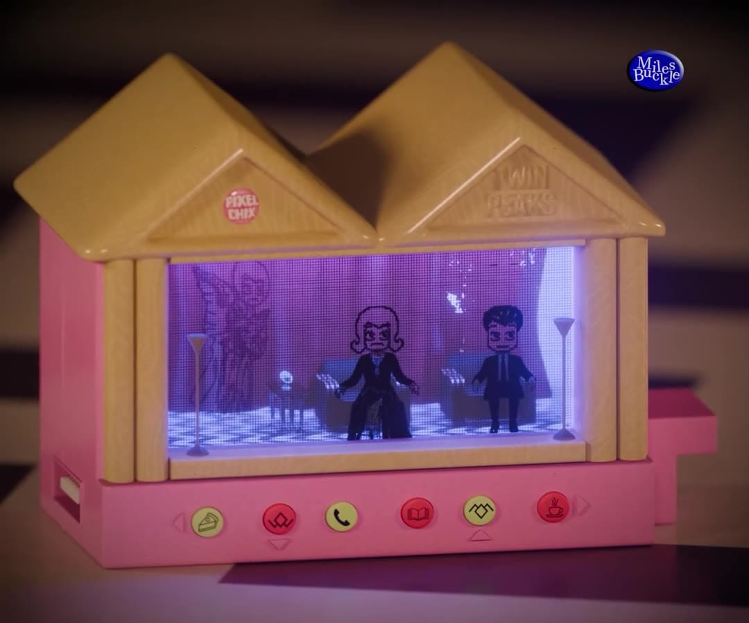 Miles Buckle's imaginary Twin Peaks Pixel Chix handheld