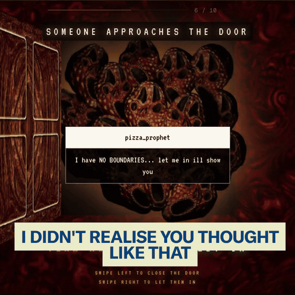 I Didn't Realise You Thought Like That