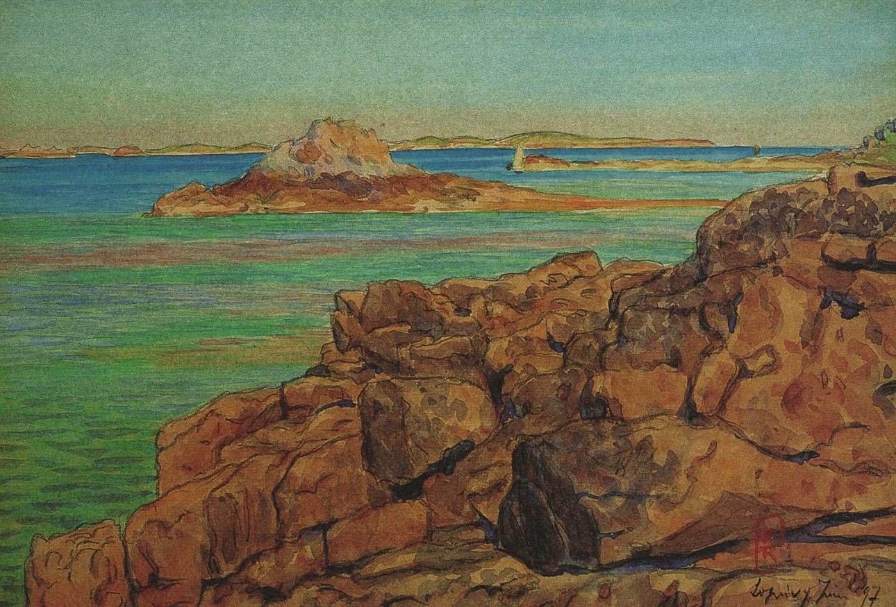 Low tide, Loguivy, 1897, Henri Rivière