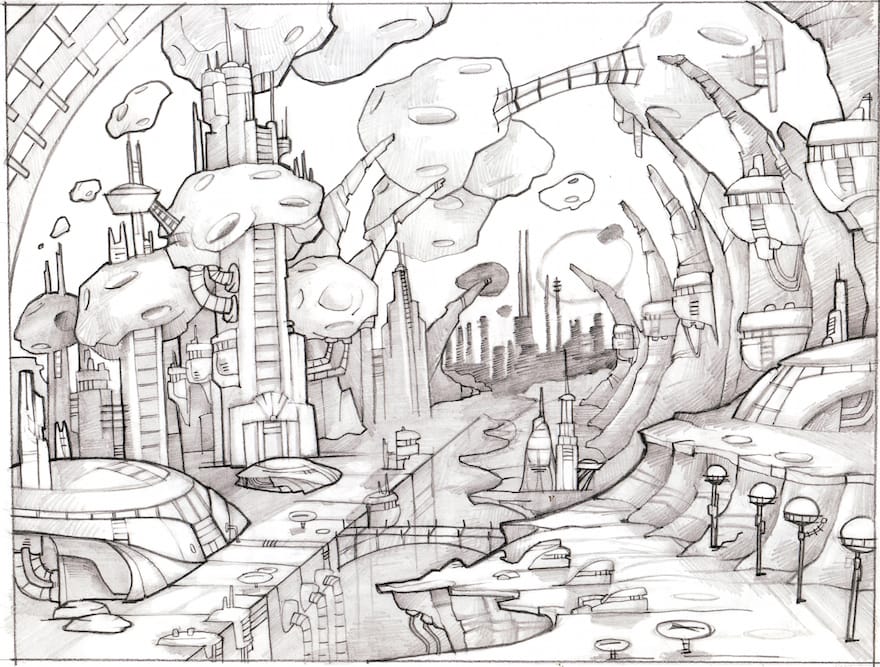 ratchet and clank concept art