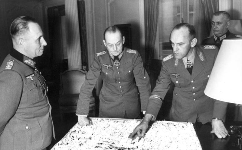 Paris, Rommel, von Rundstedt, Gause und Zimmermann