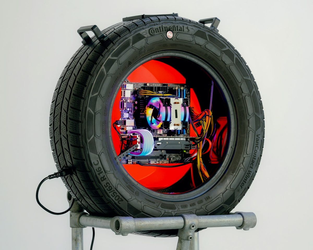 A custom-built gaming computer from Nestor Siré’s PC Gamer GOMA