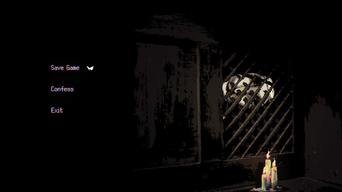 Aria explores a decaying pixel-art megastructure in METAMORPHOSIS