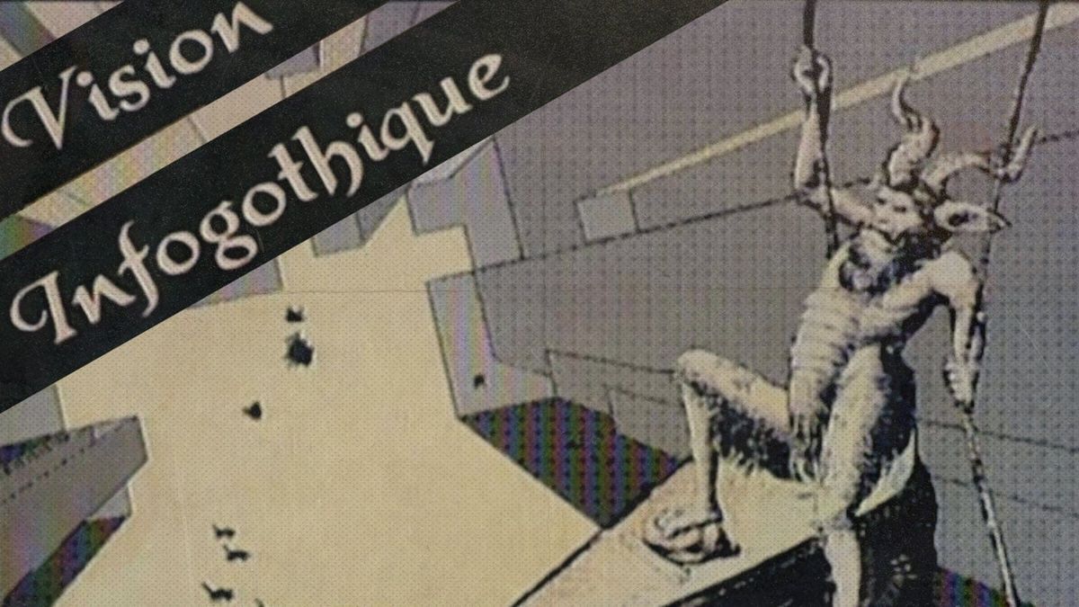 Title card from the 1991 animation Vision infogothique