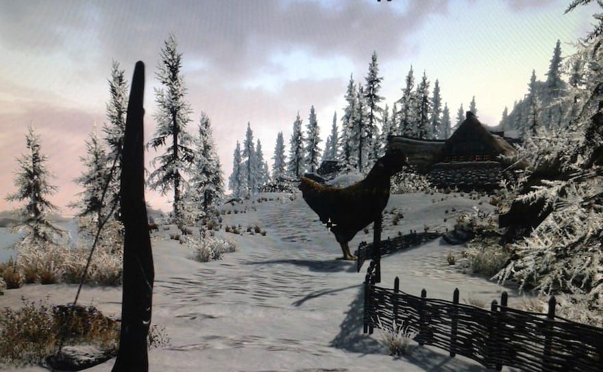 Today in Skyrim mods: This giant killer rooster means business