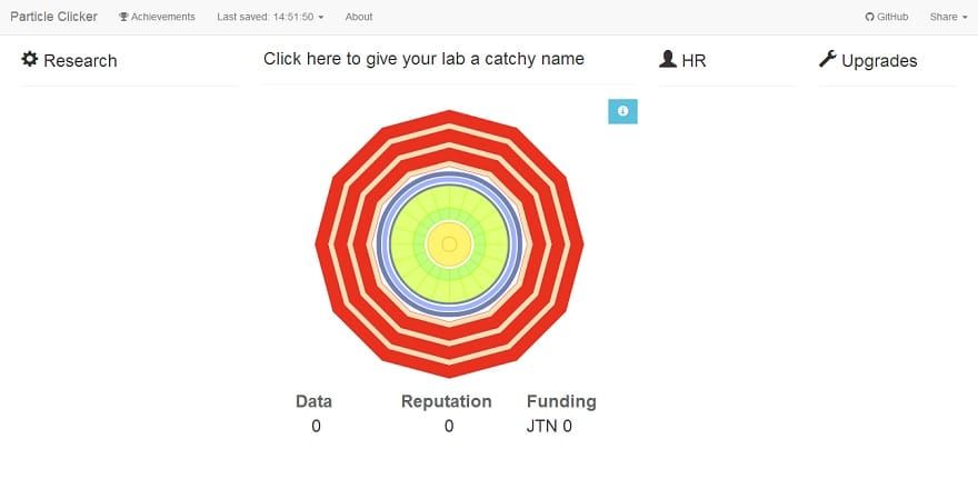 Particle Clicker teaches us the power of science (and mouse clicks)