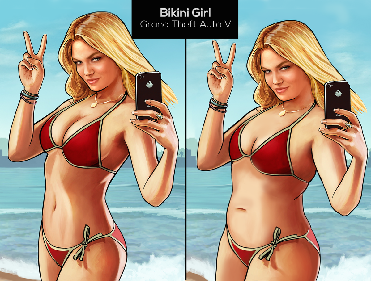 An eating disorder support group gives women in games more "realistic" body shapes