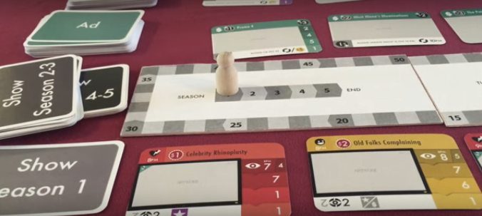 A new tabletop game challenges you to maximize ratings as a TV executive