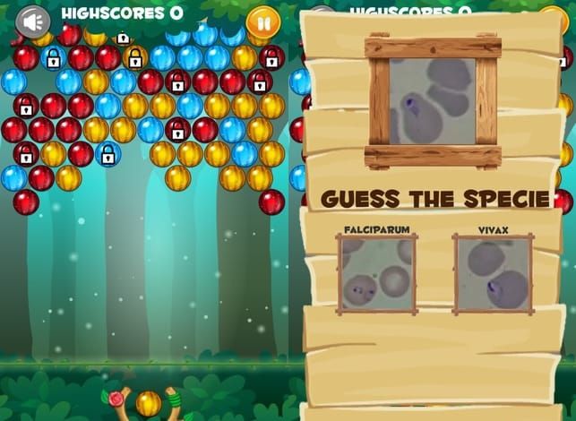 MalariaSpot Bubbles