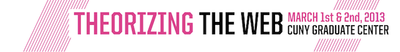 The Theorizing the Web conference offers academic thrills and chills this weekend