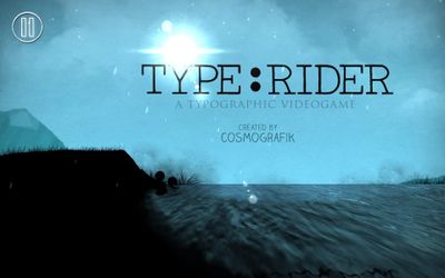The unlikely appeal of Type:Rider, a platformer about fonts