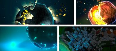 A postmodern god game where your minions go searching for a supreme being