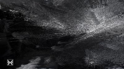 Swim through this glitching, noisy music visualizer