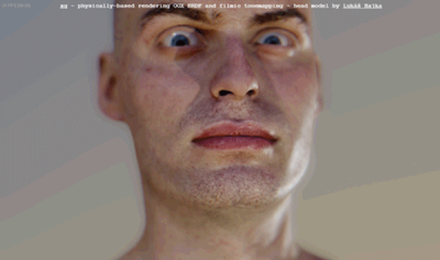 It doesn’t get much creepier than controlling this ultra-detailed face with your mouse