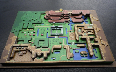 Because who doesn’t need Link to the Past’s overworld crafted in paper