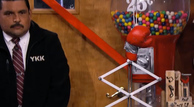 The 2014 Rube Goldberg Machine Contest winner, ladies and gentlemen