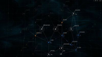 The strikingly minimalist Spacecom says only what it needs to