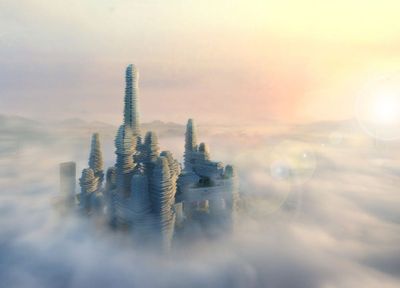 These cloud-shaped skyscrapers may give Columbia a run for her money