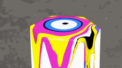 A city’s emotional tweets render vibrant 3D paintings