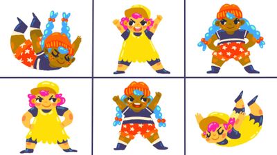 Slam City Oracles is about two teen girls f*cking sh*t up